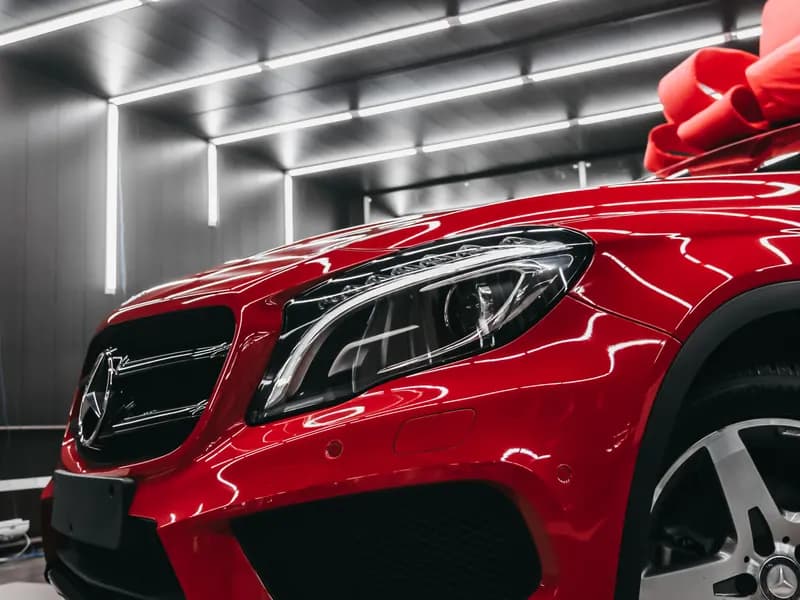 Mercedes-Benz GLA — Полировка, Финиш